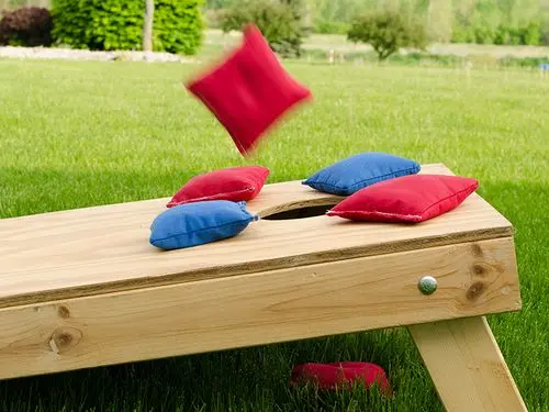 Cornhole Board with bean bags